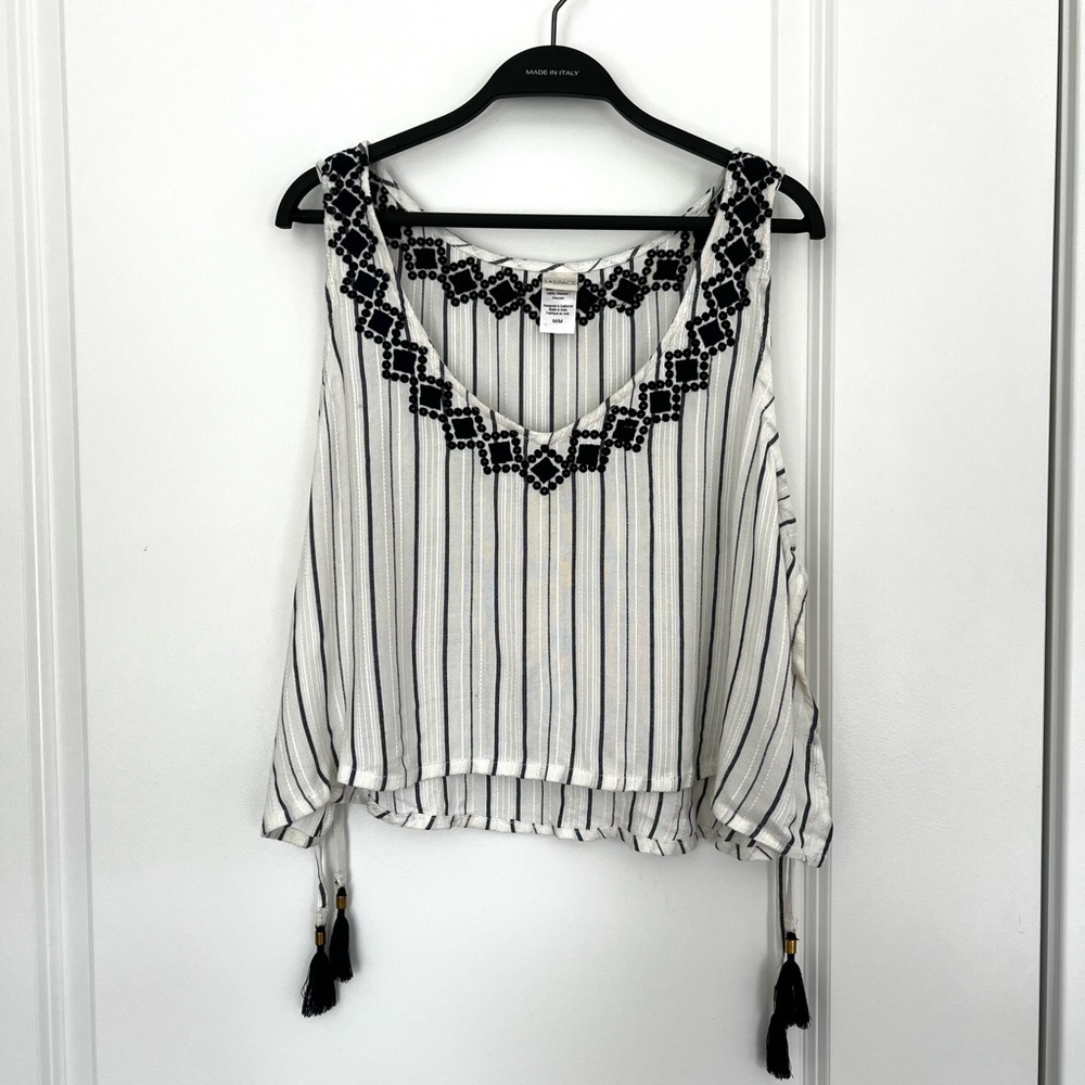 NEW! L*space tank, swim cover-up, side ties. Size M beach boho
